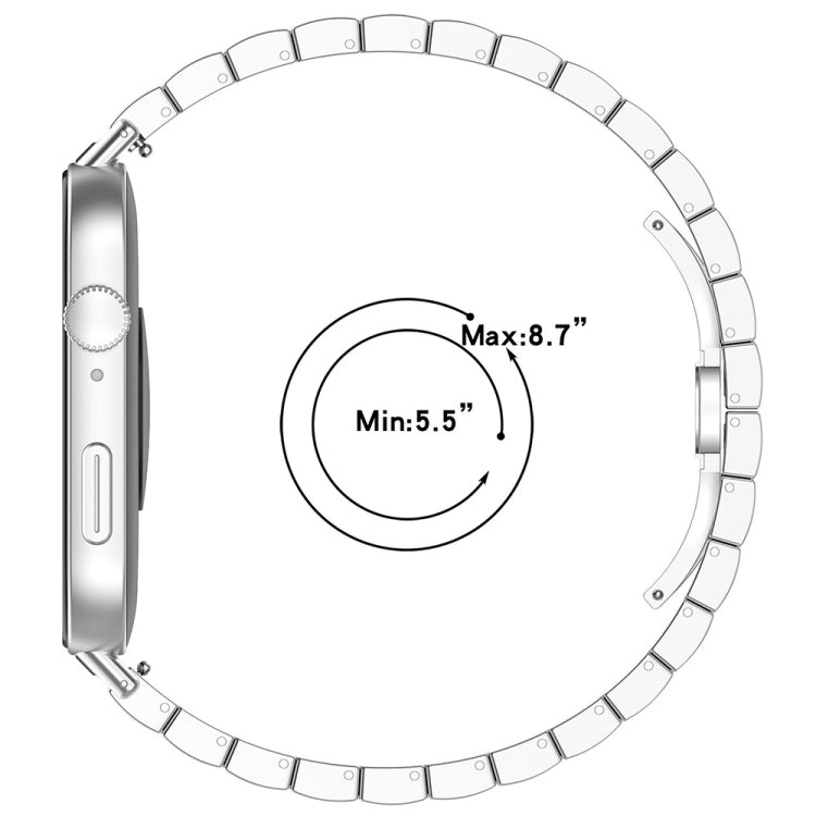 One Bead Stainless Steel Watch Band, For Huawei Watch Fit 5 / Fit 5 Pro / Fit 4 / Fit 3