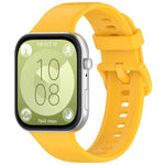 Colorful Buckle Silicone Sports Watch Band, For Huawei Watch Fit3