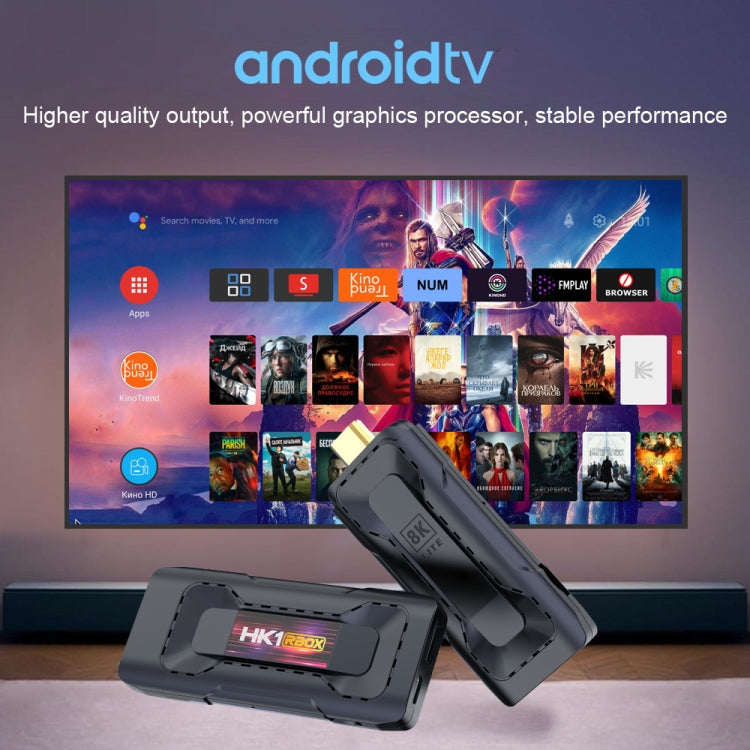HK1 RBOX D8 RK3528 Android 13.0 クアッドコア 8K HD Wifi6 Bluetooth TVスティック、2GB+16GB、4GB+32GB