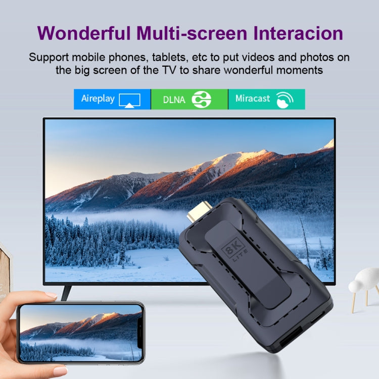 HK1 RBOX D8 RK3528 Android 13.0 クアッドコア 8K HD Wifi6 Bluetooth TVスティック、2GB+16GB、4GB+32GB