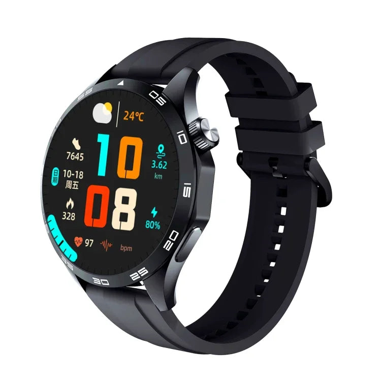WS-26 1.52インチ IP67 スポーツスマートウォッチ Bluetooth通話 / 睡眠 / 血中酸素 / 心拍数 / 血圧健康モニター対応、シリコンストラップ、スチールストラップ、レザーストラップ