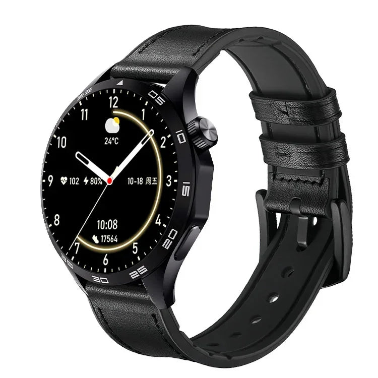 WS-26 1.52インチ IP67 スポーツスマートウォッチ Bluetooth通話 / 睡眠 / 血中酸素 / 心拍数 / 血圧健康モニター対応、シリコンストラップ、スチールストラップ、レザーストラップ
