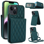 YM015 クロスボディ ロンビック カードバッグ RFID対応スマホケース、iPhone 14 Pro Max 用、iPhone 13 Pro Max 用、iPhone 13 Pro 用、iPhone 13 用、iPhone 12 / 12 Pro 用、iPhone 12 Pro Max 用、iPhone 11 Pro Max 用、iPhone 11 用