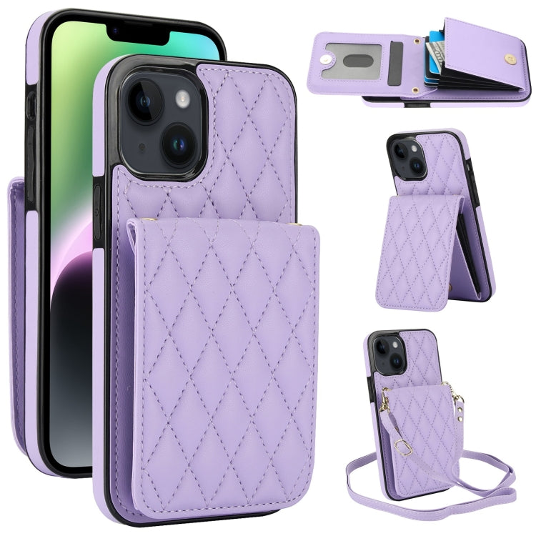 YM015 クロスボディ ロンビック カードバッグ RFID対応スマホケース、iPhone 14 Pro Max 用、iPhone 13 Pro Max 用、iPhone 13 Pro 用、iPhone 13 用、iPhone 12 / 12 Pro 用、iPhone 12 Pro Max 用、iPhone 11 Pro Max 用、iPhone 11 用