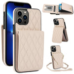 YM015 クロスボディ ロンビック カードバッグ RFID対応スマホケース、iPhone 14 Pro Max 用、iPhone 13 Pro Max 用、iPhone 13 Pro 用、iPhone 13 用、iPhone 12 / 12 Pro 用、iPhone 12 Pro Max 用、iPhone 11 Pro Max 用、iPhone 11 用