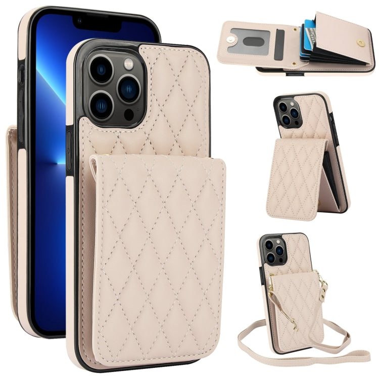 YM015 クロスボディ ロンビック カードバッグ RFID対応スマホケース、iPhone 14 Pro Max 用、iPhone 13 Pro Max 用、iPhone 13 Pro 用、iPhone 13 用、iPhone 12 / 12 Pro 用、iPhone 12 Pro Max 用、iPhone 11 Pro Max 用、iPhone 11 用