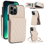 YM015 クロスボディ ロンビック カードバッグ RFID対応スマホケース、iPhone 14 Pro Max 用、iPhone 13 Pro Max 用、iPhone 13 Pro 用、iPhone 13 用、iPhone 12 / 12 Pro 用、iPhone 12 Pro Max 用、iPhone 11 Pro Max 用、iPhone 11 用