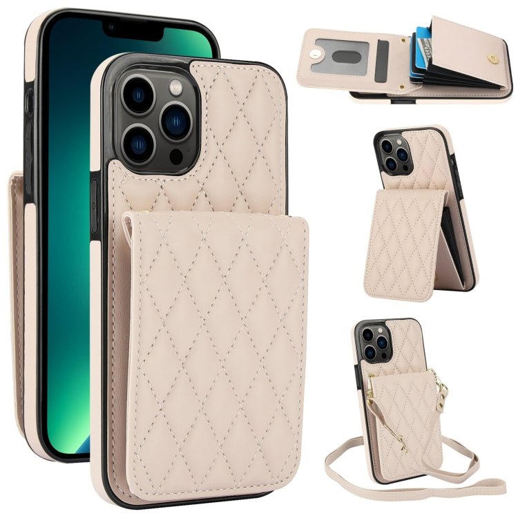 YM015 クロスボディ ロンビック カードバッグ RFID対応スマホケース、iPhone 14 Pro Max 用、iPhone 13 Pro Max 用、iPhone 13 Pro 用、iPhone 13 用、iPhone 12 / 12 Pro 用、iPhone 12 Pro Max 用、iPhone 11 Pro Max 用、iPhone 11 用