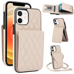 YM015 クロスボディ ロンビック カードバッグ RFID対応スマホケース、iPhone 14 Pro Max 用、iPhone 13 Pro Max 用、iPhone 13 Pro 用、iPhone 13 用、iPhone 12 / 12 Pro 用、iPhone 12 Pro Max 用、iPhone 11 Pro Max 用、iPhone 11 用