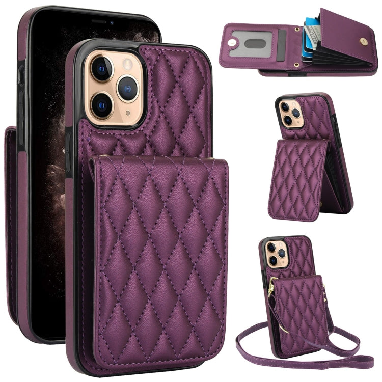 YM015 クロスボディ ロンビック カードバッグ RFID対応スマホケース、iPhone 14 Pro Max 用、iPhone 13 Pro Max 用、iPhone 13 Pro 用、iPhone 13 用、iPhone 12 / 12 Pro 用、iPhone 12 Pro Max 用、iPhone 11 Pro Max 用、iPhone 11 用