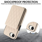 YM015 Crossbody Rhombic Card Bag RFID Phone Case, For iPhone 16e / 17e, For iPhone 17 Pro Max, For iPhone 17 Pro, For iPhone 17, For iPhone Air, For iPhone 16 Pro Max, For iPhone 16 Pro, For iPhone 16 Plus