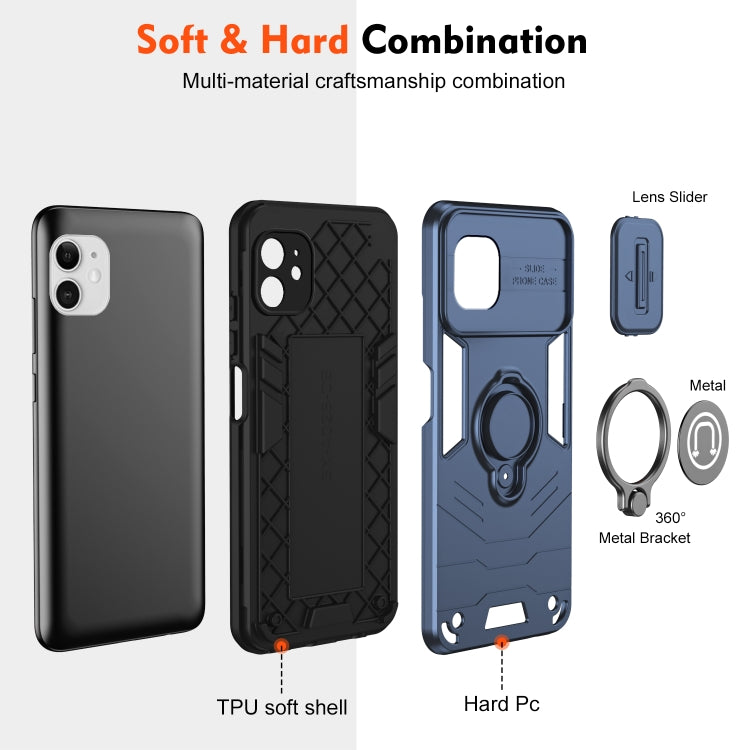 Camshield リングホルダー付きスマホケース、iPhone 11 用