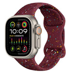 ホールスタイル バタフライバックル 迷彩シリコンウォッチバンド、Apple Watch Ultra 2 49mm 用、Apple Watch Series 9 45mm 用、Apple Watch Series 9 41mm 用、Apple Watch Ultra 49mm 用