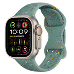 ホールスタイル バタフライバックル 迷彩シリコンウォッチバンド、Apple Watch Ultra 2 49mm 用、Apple Watch Series 9 45mm 用、Apple Watch Series 9 41mm 用、Apple Watch Ultra 49mm 用