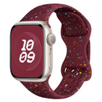 ホールスタイル バタフライバックル 迷彩シリコンウォッチバンド、Apple Watch Series 4 44mm 用、Apple Watch Series 4 40mm 用、Apple Watch Series 3 38mm 用、Apple Watch Series 3 42mm 用