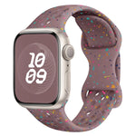 ホールスタイル バタフライバックル 迷彩シリコンウォッチバンド、Apple Watch Series 4 44mm 用、Apple Watch Series 4 40mm 用、Apple Watch Series 3 38mm 用、Apple Watch Series 3 42mm 用
