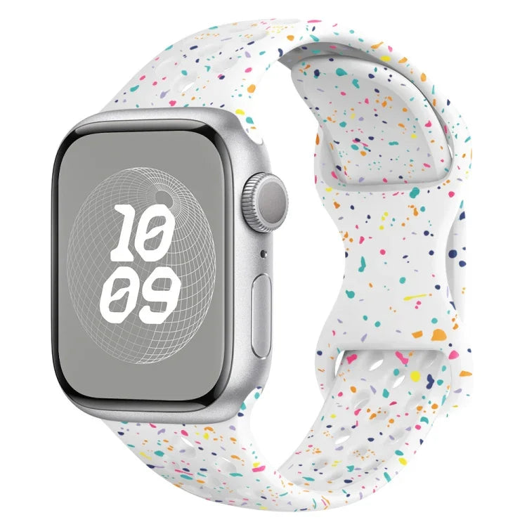 ホールスタイル バタフライバックル 迷彩シリコンウォッチバンド、Apple Watch Series 2 42mm 用、Apple Watch Series 2 38mm 用、Apple Watch 42mm 用、Apple Watch 38mm 用