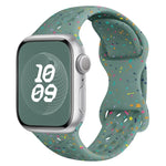 ホールスタイル バタフライバックル 迷彩シリコンウォッチバンド、Apple Watch Series 2 42mm 用、Apple Watch Series 2 38mm 用、Apple Watch 42mm 用、Apple Watch 38mm 用