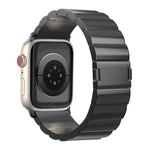 ワンビーズ マグネティックバックル チタンメタルウォッチバンド、Apple Watch Series 7 41mm 用、Apple Watch Series 7 45mm 用、Apple Watch SE 40mm 用、Apple Watch SE 44mm 用、Apple Watch Series 6 40mm 用、Apple Watch Series 6 44mm 用、Apple Watch Series 5 4...