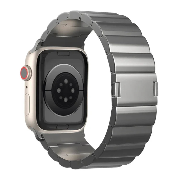 ワンビーズ マグネティックバックル チタンメタルウォッチバンド、Apple Watch Series 2 42mm 用、Apple Watch Series 2 38mm 用、Apple Watch 42mm 用、Apple Watch 38mm 用
