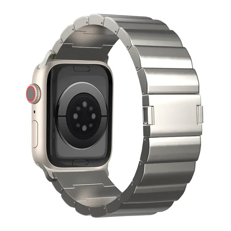 ワンビーズ マグネティックバックル チタンメタルウォッチバンド、Apple Watch Series 2 42mm 用、Apple Watch Series 2 38mm 用、Apple Watch 42mm 用、Apple Watch 38mm 用