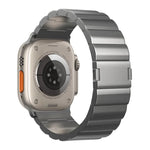 ワンビーズ マグネティックバックル チタンメタルウォッチバンド、Apple Watch Series 10 46mm 用、Apple Watch Series 10 42mm 用、Apple Watch SE 2023 44mm 用、Apple Watch SE 2023 40mm 用、Apple Watch Ultra 2 49mm 用、Apple Watch Series 9 45mm 用