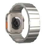 ワンビーズ マグネティックバックル チタンメタルウォッチバンド、Apple Watch Series 10 46mm 用、Apple Watch Series 10 42mm 用、Apple Watch SE 2023 44mm 用、Apple Watch SE 2023 40mm 用、Apple Watch Ultra 2 49mm 用、Apple Watch Series 9 45mm 用