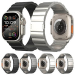 ワンビーズ マグネティックバックル チタンメタルウォッチバンド、Apple Watch Series 7 41mm 用、Apple Watch Series 7 45mm 用、Apple Watch SE 40mm 用、Apple Watch SE 44mm 用、Apple Watch Series 6 40mm 用、Apple Watch Series 6 44mm 用、Apple Watch Series 5 4...