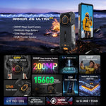 Ulefone Armor 26 Ultra 頑丈スマホ、6.78インチ Android 13 MediaTek Dimensity 8020 オクタコア、ネットワーク：5G、NFC、12GB+512GB