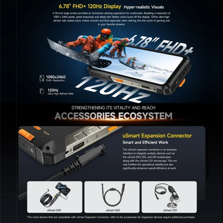 Ulefone Armor 26 Ultra トランシーバーバージョン 頑丈スマホ、6.78インチ Android 13 MediaTek Dimensity 8020 オクタコア、ネットワーク：5G、NFC、12GB+512GB トランシーバーバージョン