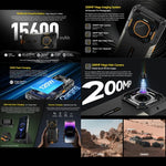 Ulefone Armor 26 Ultra トランシーバーバージョン 頑丈スマホ、6.78インチ Android 13 MediaTek Dimensity 8020 オクタコア、ネットワーク：5G、NFC、12GB+512GB トランシーバーバージョン