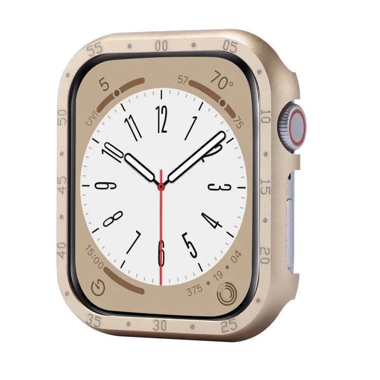 アルミ合金ウォッチフレームケース、Apple Watch Series 6 / 5 / 4 / SE 44mm用、Apple Watch Series 6 / 5 / 4 / SE 40mm用、Apple Watch Series 9 / 8 / 7 45mm用、Apple Watch Series 9 / 8 / 7 41mm用、Apple Watch Series 3 / 2 / 1 38mm用
