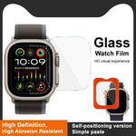IMAK 強化ガラスウォッチ保護フィルム 自己位置決めバージョン、Apple Watch Ultra 1/2/3 49mm用