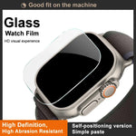 IMAK 強化ガラスウォッチ保護フィルム 自己位置決めバージョン、Apple Watch Ultra 1/2/3 49mm用