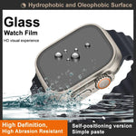 IMAK 強化ガラスウォッチ保護フィルム 自己位置決めバージョン、Apple Watch Ultra 1/2/3 49mm用