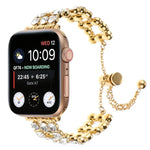 ラインストーンメタルブレスレットウォッチバンド、Apple Watch 42mm用、Apple Watch 38mm用