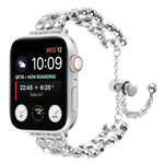 ラインストーンメタルブレスレットウォッチバンド、Apple Watch 42mm用、Apple Watch 38mm用