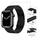 PG63 三連ビーズ突起チタンメタルウォッチバンド、Apple Watch Series 6 40mm用、Apple Watch Series 6 44mm用、Apple Watch Series 5 44mm用、Apple Watch Series 5 40mm用、Apple Watch Series 4 44mm用、Apple Watch Series 4 40mm用
