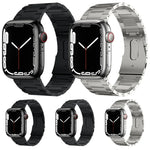 PG63 三連ビーズ突起チタンメタルウォッチバンド、Apple Watch Series 10 46mm用、Apple Watch Series 10 42mm用、Apple Watch SE 2023 44mm用、Apple Watch SE 2023 40mm用、Apple Watch Ultra 2 49mm用、Apple Watch Series 9 45mm用