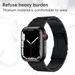 PG63 三連ビーズ突起チタンメタルウォッチバンド、Apple Watch Series 10 46mm用、Apple Watch Series 10 42mm用、Apple Watch SE 2023 44mm用、Apple Watch SE 2023 40mm用、Apple Watch Ultra 2 49mm用、Apple Watch Series 9 45mm用