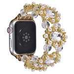 ビーズパール宝石ブレスレットウォッチバンド、Apple Watch 42mm用、Apple Watch 38mm用