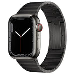 PG65 シングルビーズ竹節スプリングバー チタン製ウォッチバンド、Apple Watch Series 6 40mm用、Apple Watch Series 6 44mm用、Apple Watch Series 5 44mm用、Apple Watch Series 5 40mm用、Apple Watch Series 4 44mm用、Apple Watch Series 4 40mm用