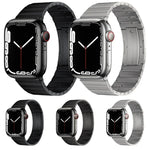 PG65 シングルビーズ竹節スプリングバー チタンメタルウォッチバンド、Apple Watch Series 10 46mm用、Apple Watch Series 10 42mm用、Apple Watch SE 2023 44mm用、Apple Watch SE 2023 40mm用、Apple Watch Ultra 2 49mm用、Apple Watch Series 9 45mm用