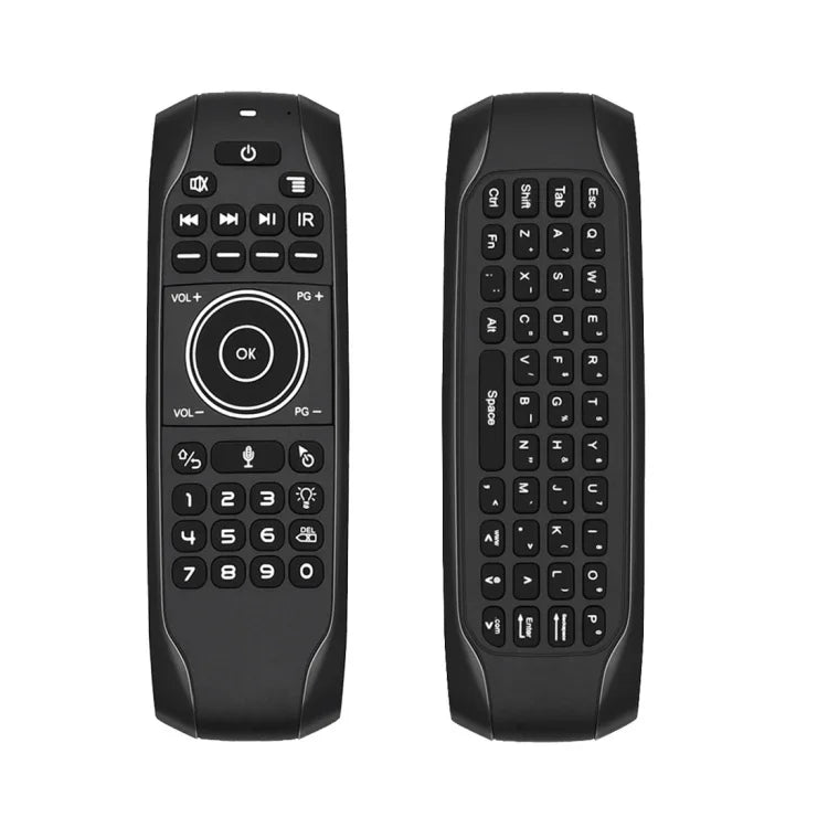 G7V Pro 2.4GHz フライエアマウス LEDバックライト ワイヤレスキーボード リモコン ジャイロスコープ搭載 Android TVボックス / PC対応 インテリジェント音声対応