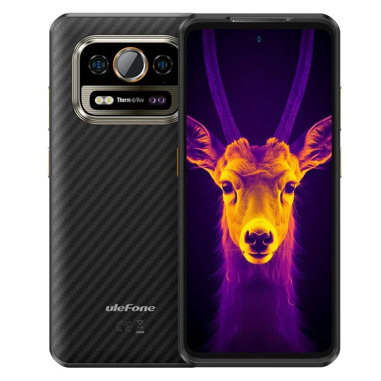 Ulefone Armor 25T Pro 頑丈スマートフォン、サーマルイメージング、6.78インチ Android 15 MediaTek Dimensity 6300 オクタコア、ネットワーク：5G、NFC、8GB+256GB