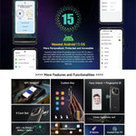 Ulefone Armor 25T Pro 頑丈スマートフォン、サーマルイメージング、6.78インチ Android 15 MediaTek Dimensity 6300 オクタコア、ネットワーク：5G、NFC、8GB+256GB