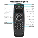 G7V Pro 2.4GHz フライエアマウス LEDバックライト ワイヤレスキーボード リモコン ジャイロスコープ搭載 Android TVボックス / PC対応 インテリジェント音声対応