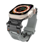 ステンレススチールコネクター TPUウォッチバンド、Apple Watch Series 9 45mm用、Apple Watch Ultra 49mm用