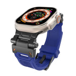 ステンレススチールコネクター TPUウォッチバンド、Apple Watch Series 7 45mm用、Apple Watch SE 44mm用