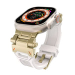 ステンレススチールコネクター TPUウォッチバンド、Apple Watch Series 6 44mm用、Apple Watch Series 5 44mm用